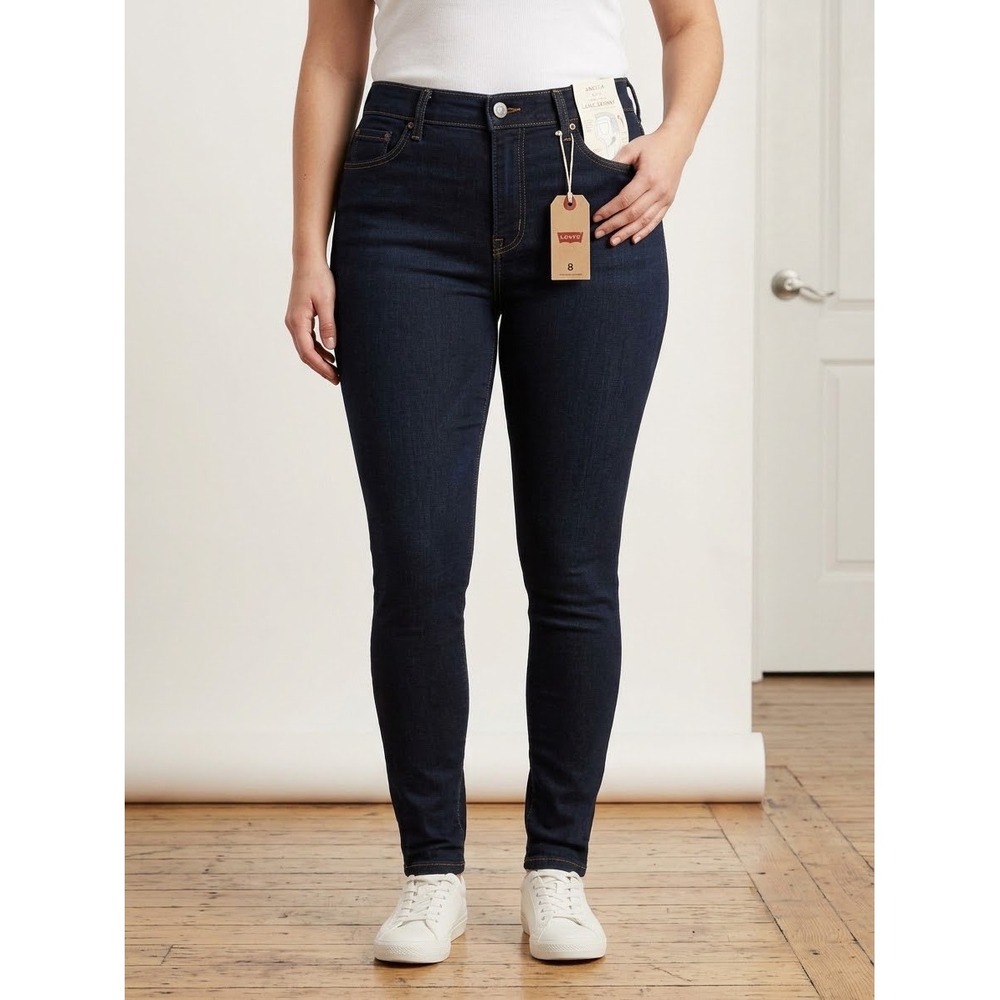 Angels Forever Young Everluxe Lift Skinny Jeans Indigo Blue 8/29 NWT